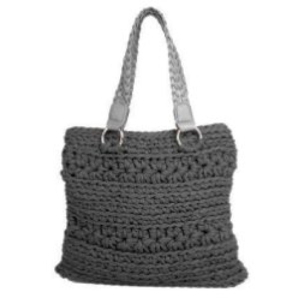 DMC - Kit Ganchillo - Hoooked Bolso San Marino - Gris